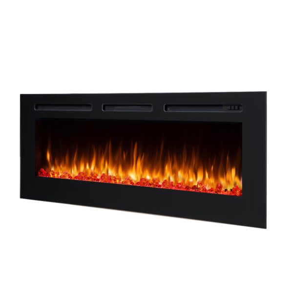 RICHEN Fiamma 60" Elektrische Inbouwhaard - Zwart