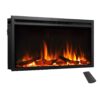 BALDERIA Atalanta 33" Elektrische Haard - Zwart