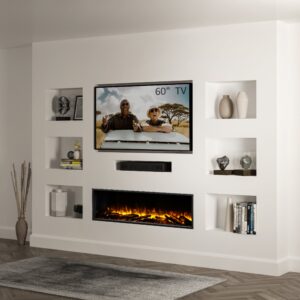 RICHEN Amazona 56" Elektrische Haard - Zwart