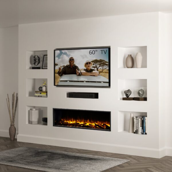 RICHEN Amazona 56" Elektrische Haard - Zwart