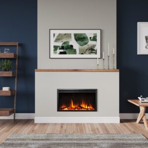 BALDERIA Atalanta 33" Elektrische Haard - Zwart