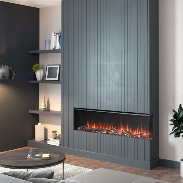 BALDERIA Athena 60" Elektrische Haard - Zwart