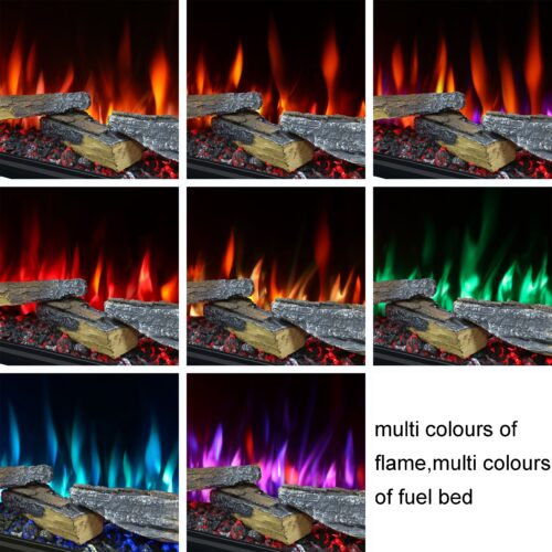 BALDERIA Athena 52" Elektrische Haard - Zwart