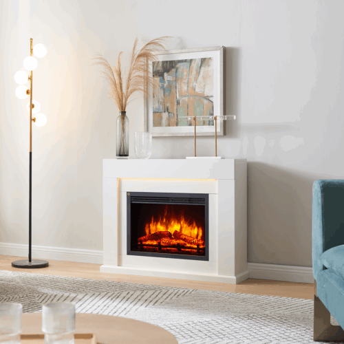 BALDERIA Elektra Elektrische Haard - Wit