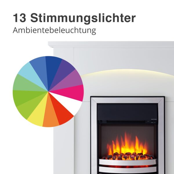 BALDERIA Cosma Elektrische Haard - Wit