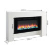 BALDERIA Herkules Elektrische Haard - Wit