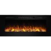 BALDERIA Fiamma 48" Elektrische Inbouwhaard - Zwart