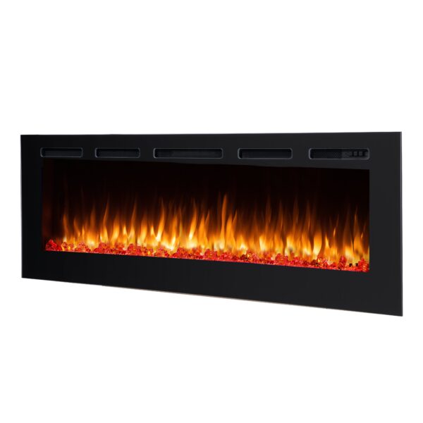RICHEN Fiamma 68" Elektrische Inbouwhaard - Zwart