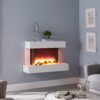 BALDERIA Aidan Elektrische Wandhaard - Wit