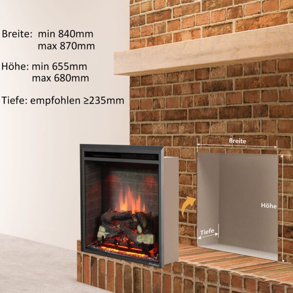 BALDERIA Calida 33" Elektrische Haard