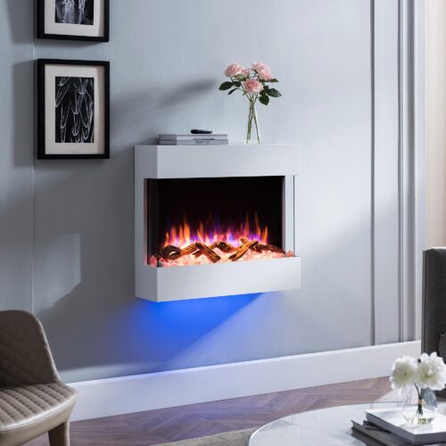 BALDERIA Alva Elektrische Wandhaard - Wit