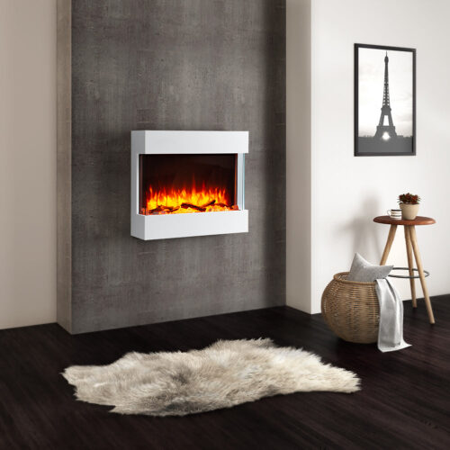 BALDERIA Alva Elektrische Wandhaard - Wit