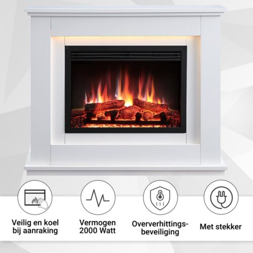 Elektische haard Basel icoontjes