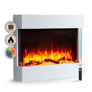 Elektrische wandhaard Lima Wit - Iconen