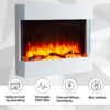 Elektrische wandhaard Lima Wit - Pictogrammen